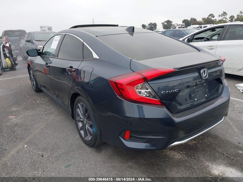 VIN 19XFC1F36ME206171 2021 HONDA CIVIC EX