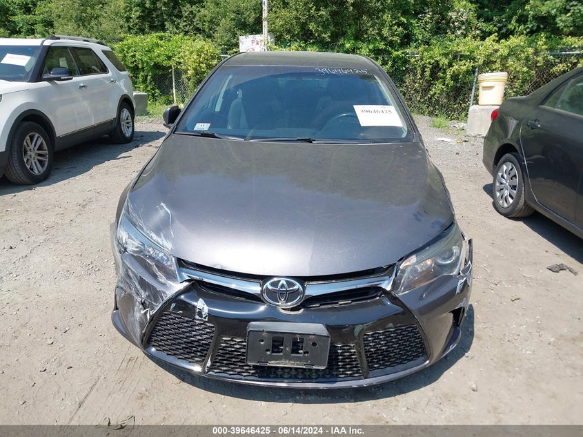 2016 Toyota Camry Se VIN: 4T1BF1FK1GU156746 Lot: 39646425