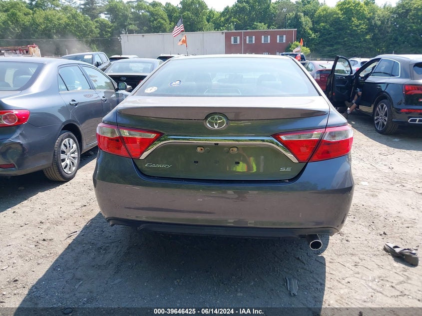 2016 Toyota Camry Se VIN: 4T1BF1FK1GU156746 Lot: 39646425