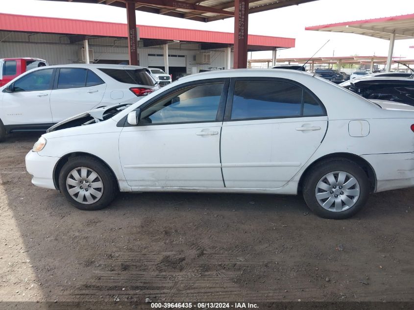 2004 Toyota Corolla Le VIN: 1NXBR32E34Z292343 Lot: 39646435