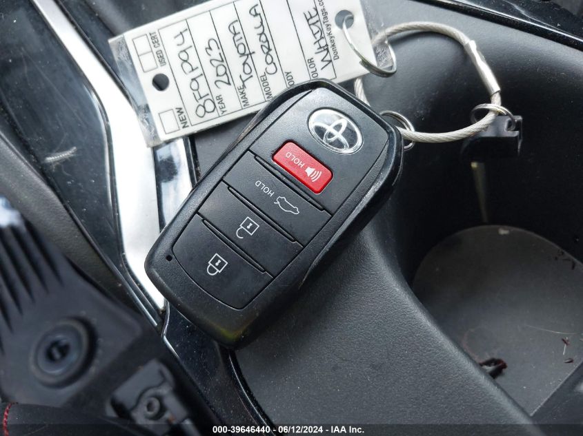 VIN 5YFT4MCE8PP153337 2023 TOYOTA COROLLA XSE