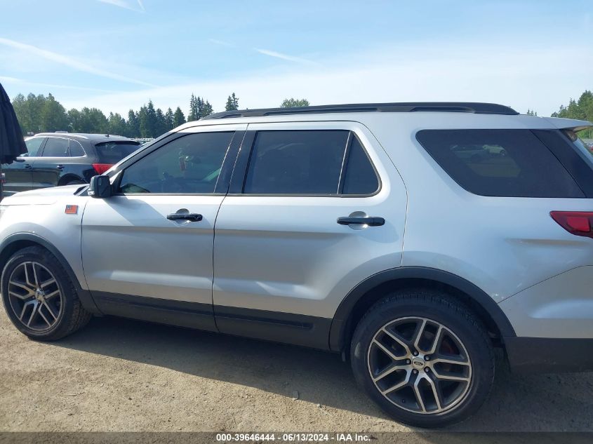 2017 Ford Explorer Sport VIN: 1FM5K8GT7HGC27022 Lot: 39646444