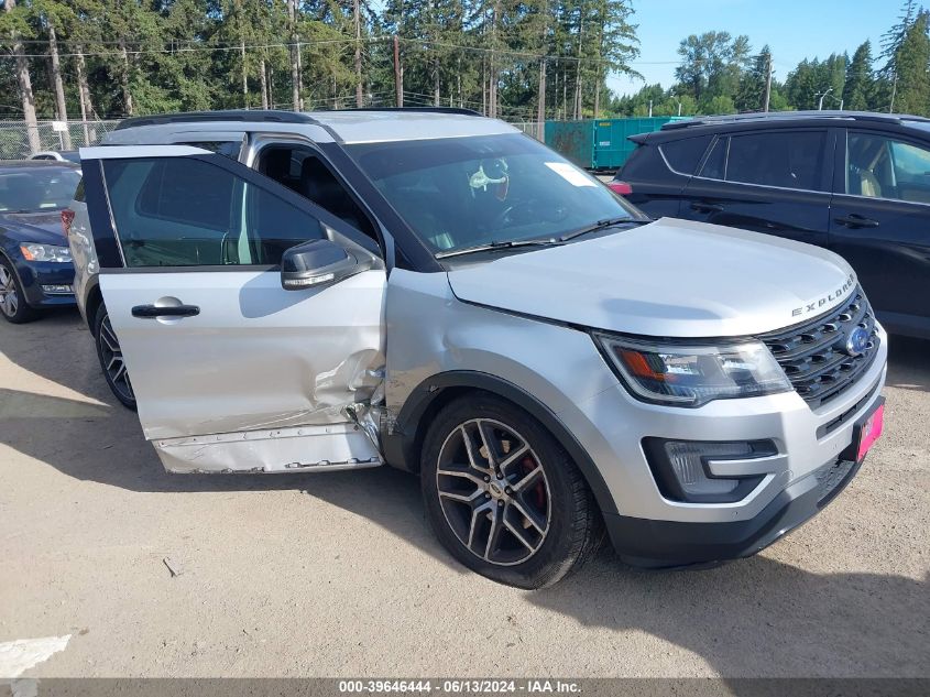 2017 Ford Explorer Sport VIN: 1FM5K8GT7HGC27022 Lot: 39646444