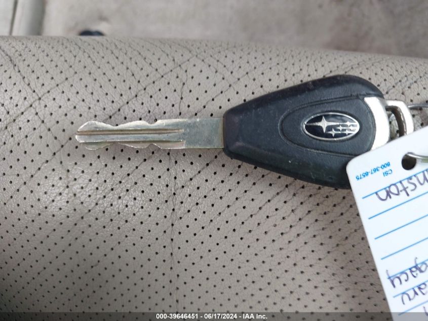 2007 Subaru Outback 2.5Xt Limited VIN: 4S4BP63C874301398 Lot: 39646451