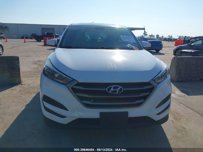 2016 Hyundai Tucson Se VIN: KM8J23A4XGU164985 Lot: 39646454