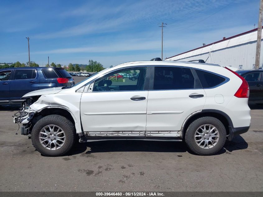 2015 Honda Cr-V Lx VIN: 5J6RM4H33FL004658 Lot: 39646460