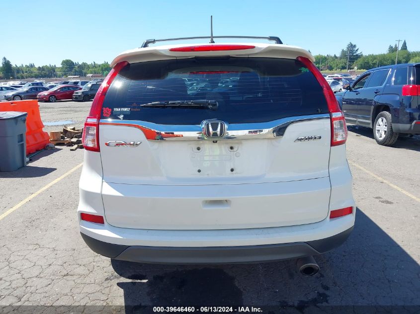 2015 Honda Cr-V Lx VIN: 5J6RM4H33FL004658 Lot: 39646460
