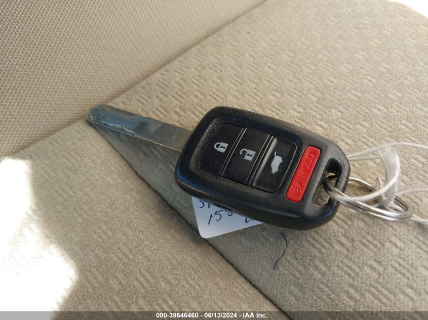 2015 Honda Cr-V Lx VIN: 5J6RM4H33FL004658 Lot: 39646460