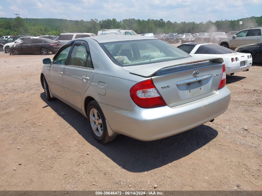 2003 Toyota Camry Le VIN: 4T1BE32K63U218396 Lot: 39646472