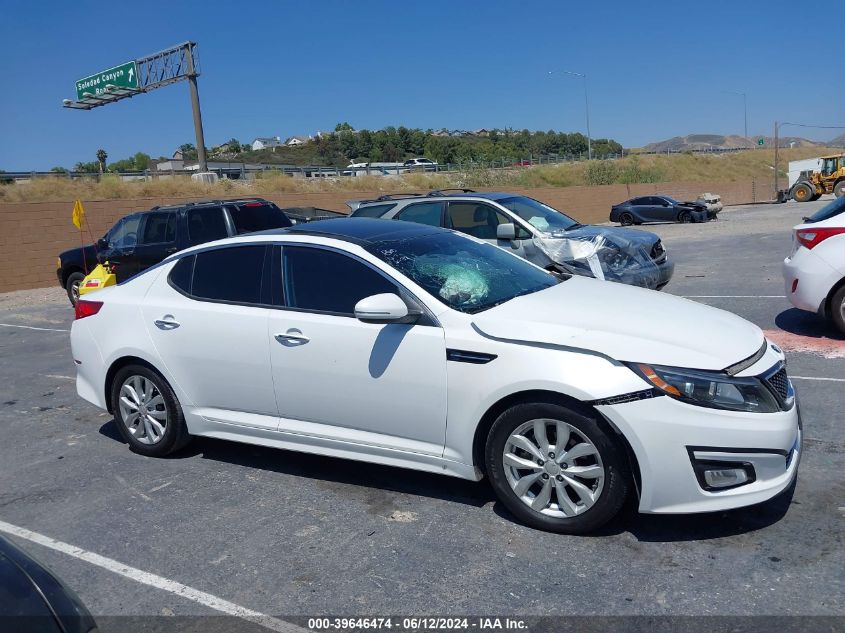 2015 Kia Optima Ex VIN: 5XXGN4A79FG500278 Lot: 39646474