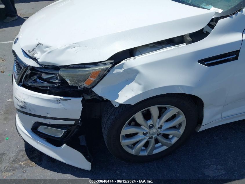 2015 Kia Optima Ex VIN: 5XXGN4A79FG500278 Lot: 39646474