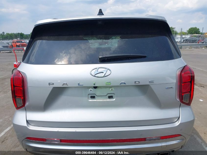 2024 Hyundai Palisade Calligraphy VIN: KM8R7DGE0RU709993 Lot: 39646484