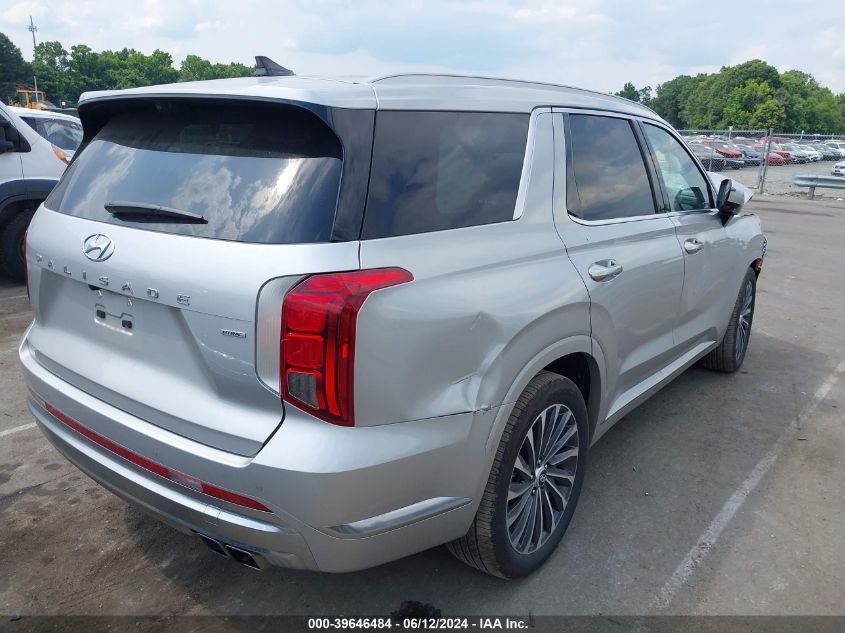 2024 Hyundai Palisade Calligraphy VIN: KM8R7DGE0RU709993 Lot: 39646484