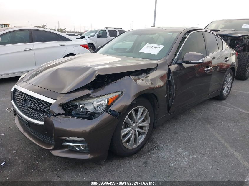 2015 Infiniti Q50 Premium VIN: JN1BV7AP8FM351225 Lot: 39646499