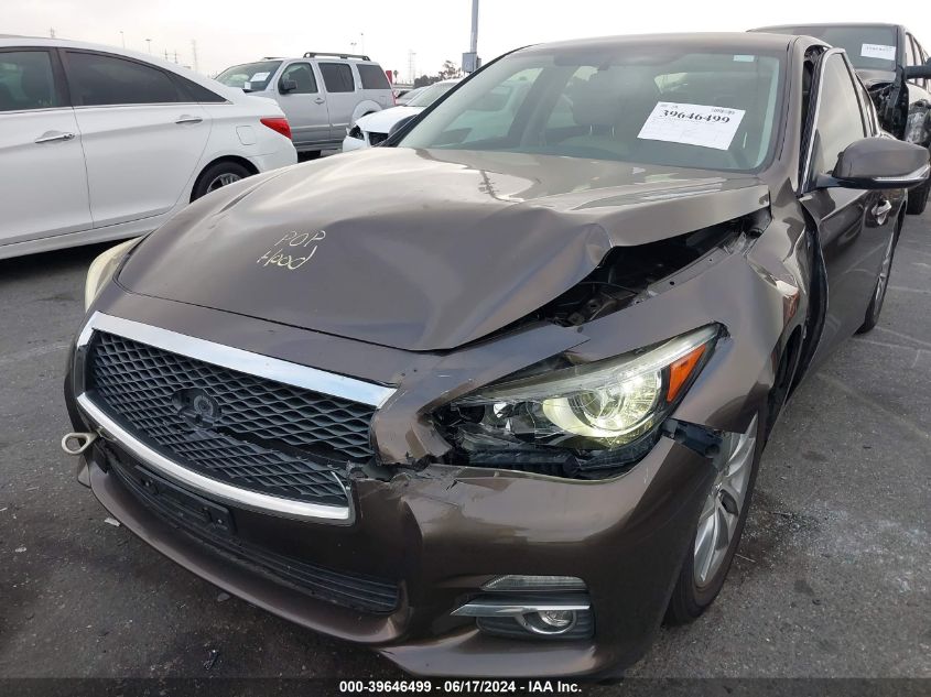 2015 Infiniti Q50 Premium VIN: JN1BV7AP8FM351225 Lot: 39646499