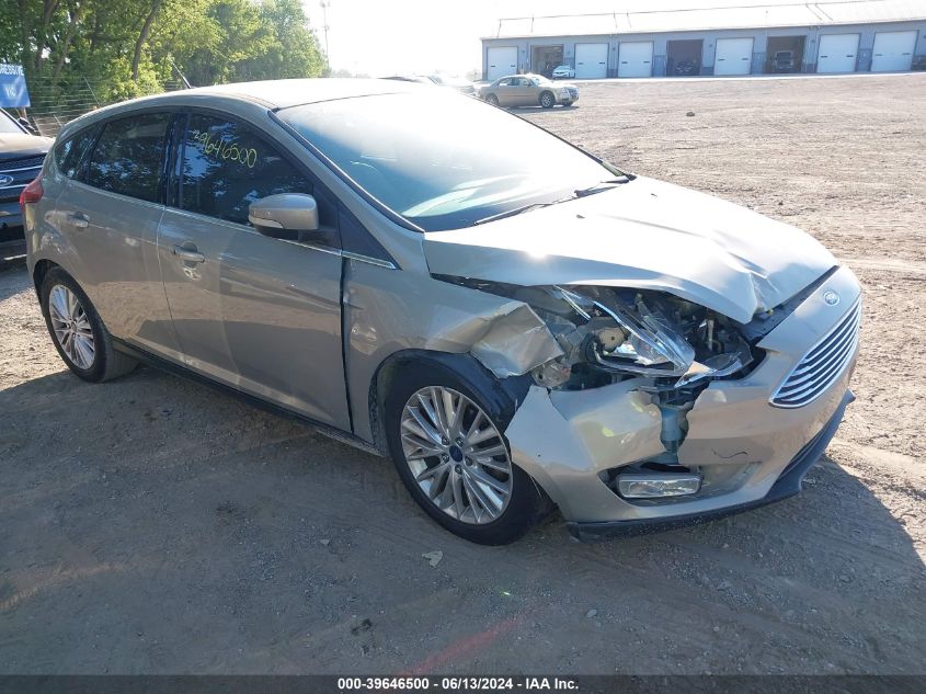 2016 Ford Focus Titanium VIN: 1FADP3N26GL345864 Lot: 39646500
