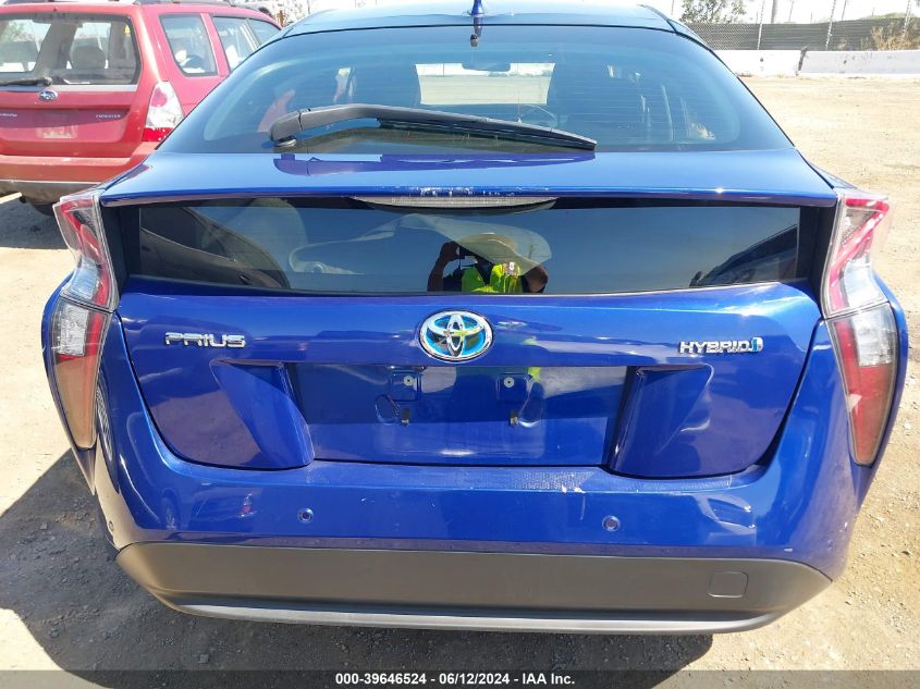 2018 Toyota Prius Two VIN: JTDKBRFU9J3066175 Lot: 39646524