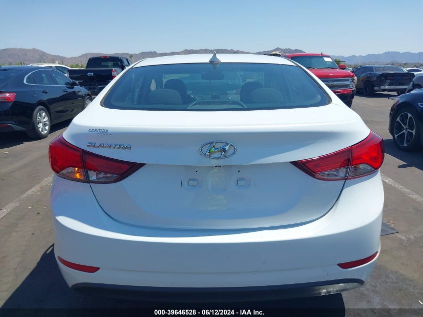 5NPDH4AE0GH713098 2016 HYUNDAI ELANTRA - Image 16