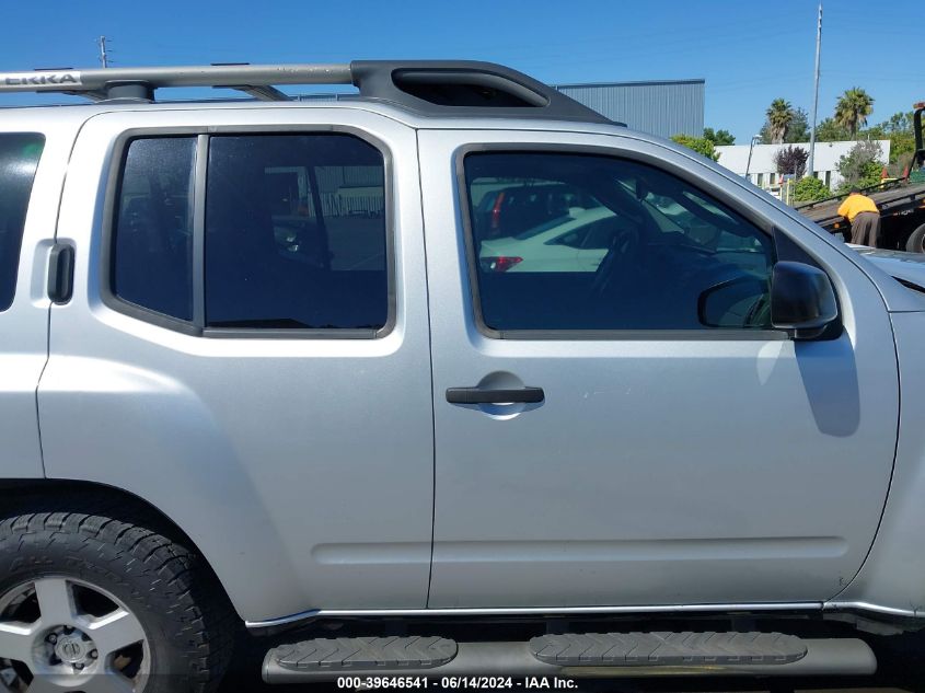 2007 Nissan Xterra S VIN: 5N1AN08U37C527578 Lot: 39646541