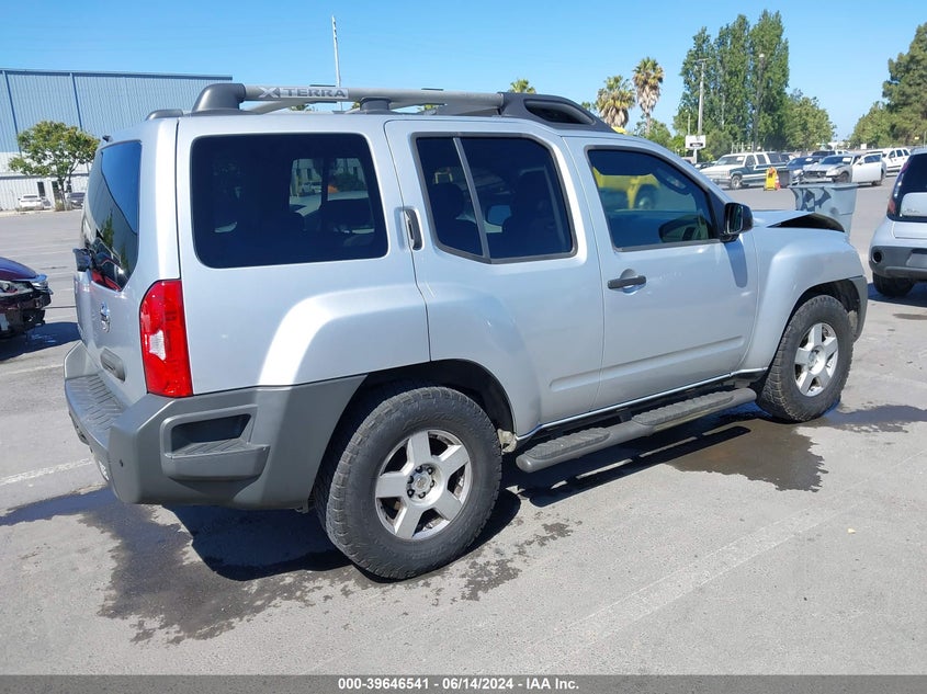 2007 Nissan Xterra S VIN: 5N1AN08U37C527578 Lot: 39646541