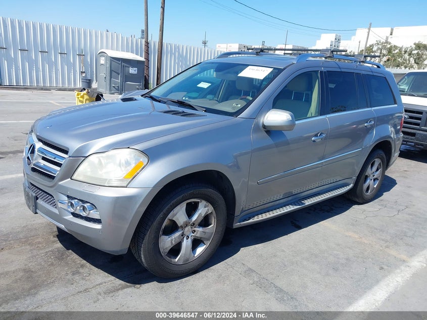 2010 Mercedes-Benz Gl 450 4Matic VIN: 4JGBF7BE6AA611120 Lot: 39646547