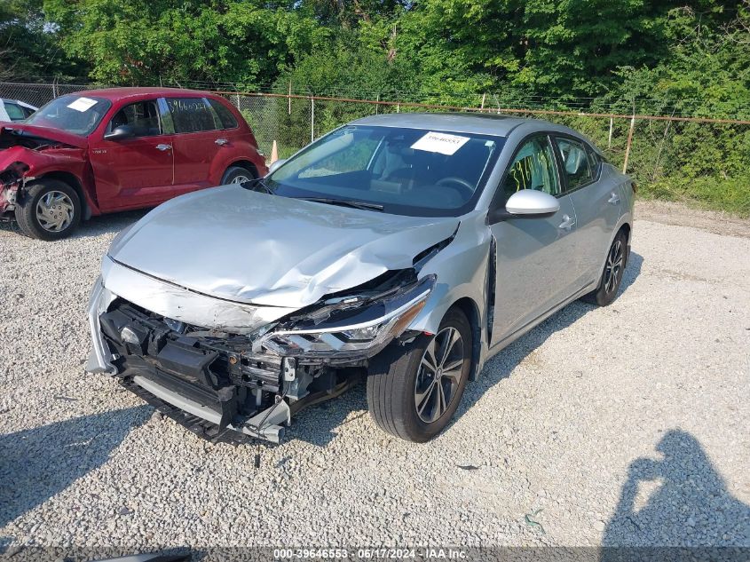 3N1AB8CV0PY256632 2023 Nissan Sentra Sv Xtronic Cvt