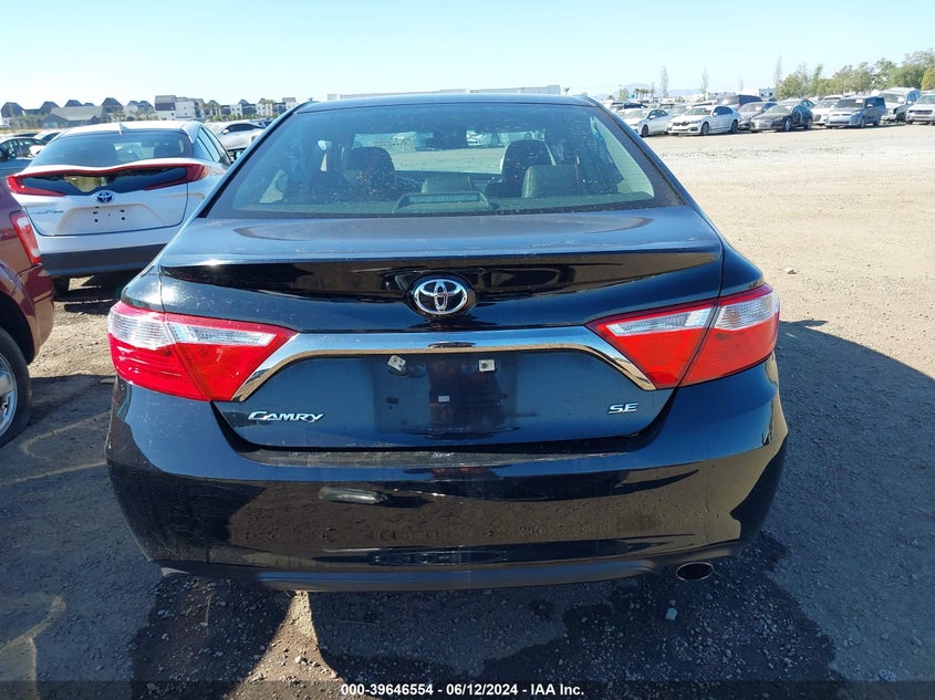 2016 Toyota Camry Se VIN: 4T1BF1FK9GU229152 Lot: 39646554