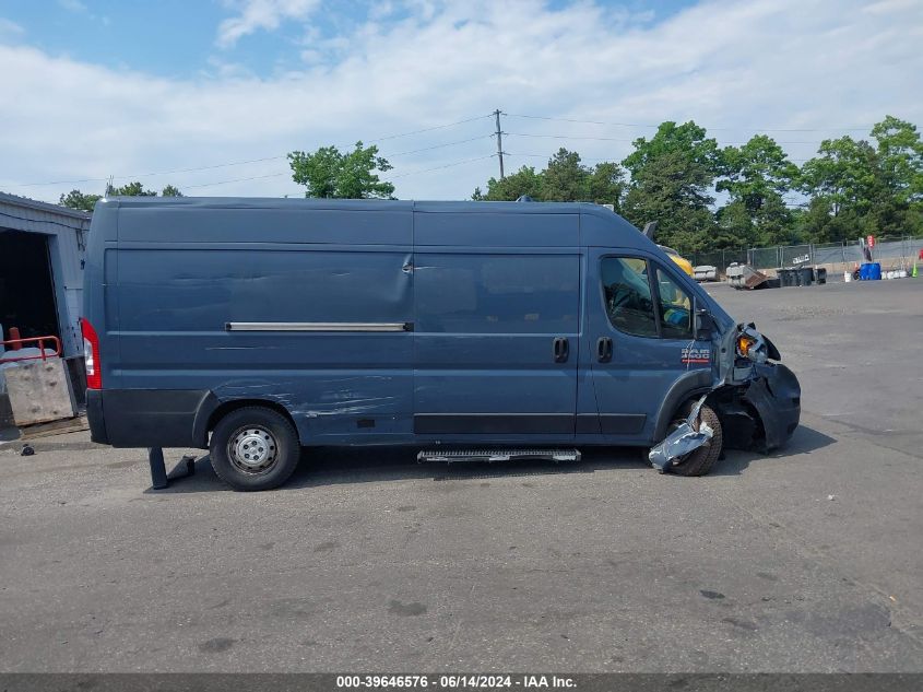 2019 Ram Promaster 3500 Cargo Van High Roof 159 Wb Ext VIN: 3C6URVJG8KE555554 Lot: 39646576