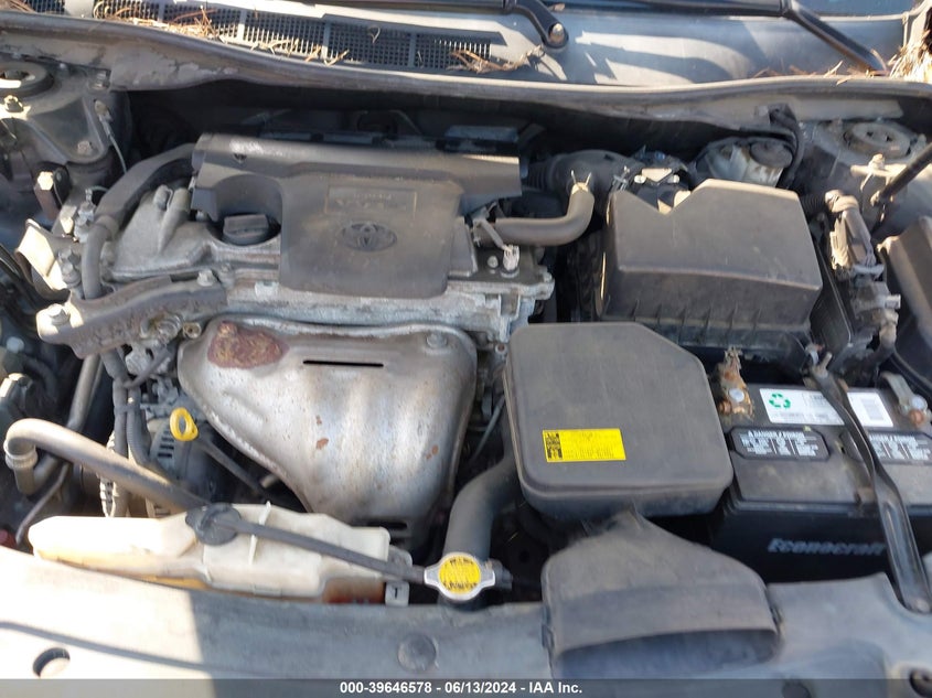 2012 Toyota Camry Xle VIN: 4T1BF1FK1CU007828 Lot: 39646578