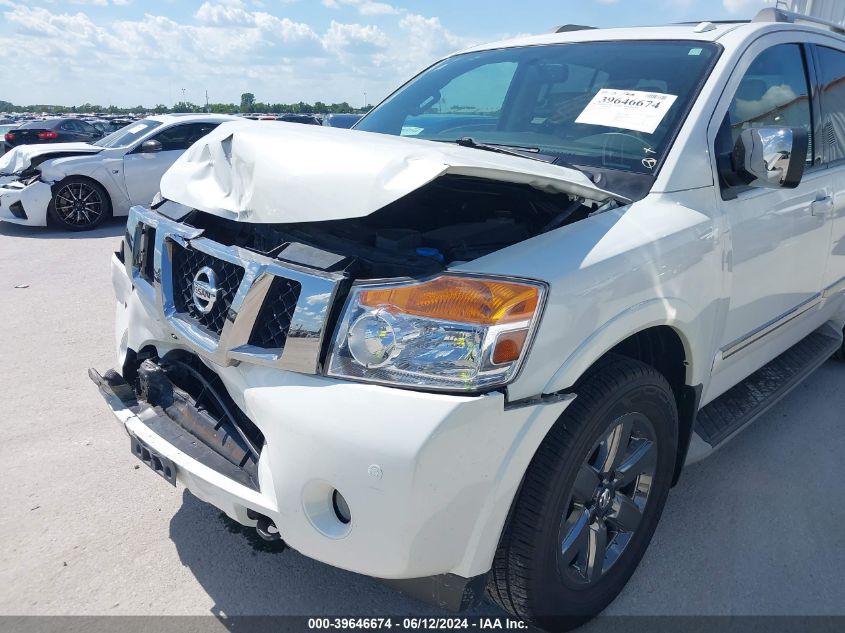 2014 Nissan Armada Platinum VIN: 5N1AA0NC6EN613170 Lot: 39646674