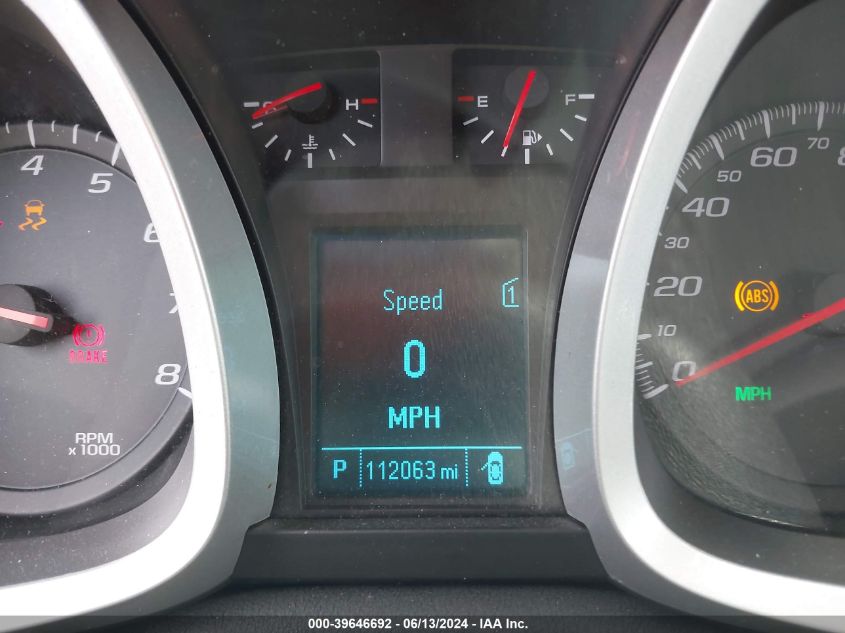 2012 Chevrolet Equinox Ls VIN: 2GNALBEK0C1244930 Lot: 39646692