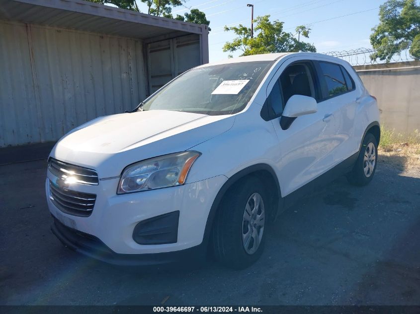 KL7CJKSB1FB128228 2015 CHEVROLET TRAX - Image 2