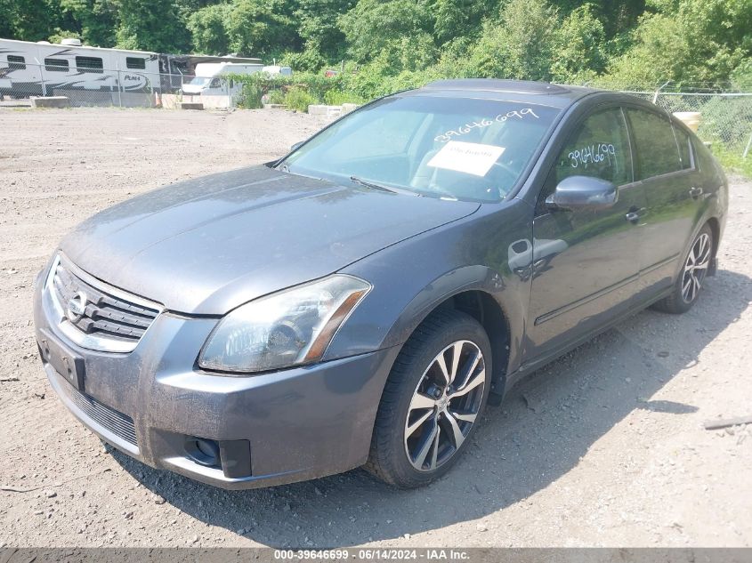 2008 Nissan Maxima 3.5 Se VIN: 1N4BA41E88C812881 Lot: 39646699