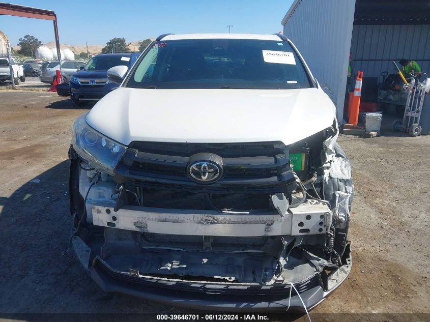 2019 Toyota Highlander Se VIN: 5TDJZRFH2KS608677 Lot: 39646701