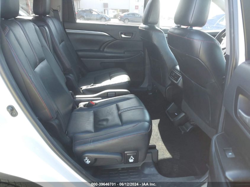 2019 Toyota Highlander Se VIN: 5TDJZRFH2KS608677 Lot: 39646701