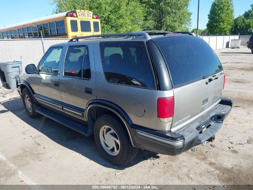 1998 Chevrolet Blazer VIN: 1GNDT13W7W2258664 Lot: 39646702