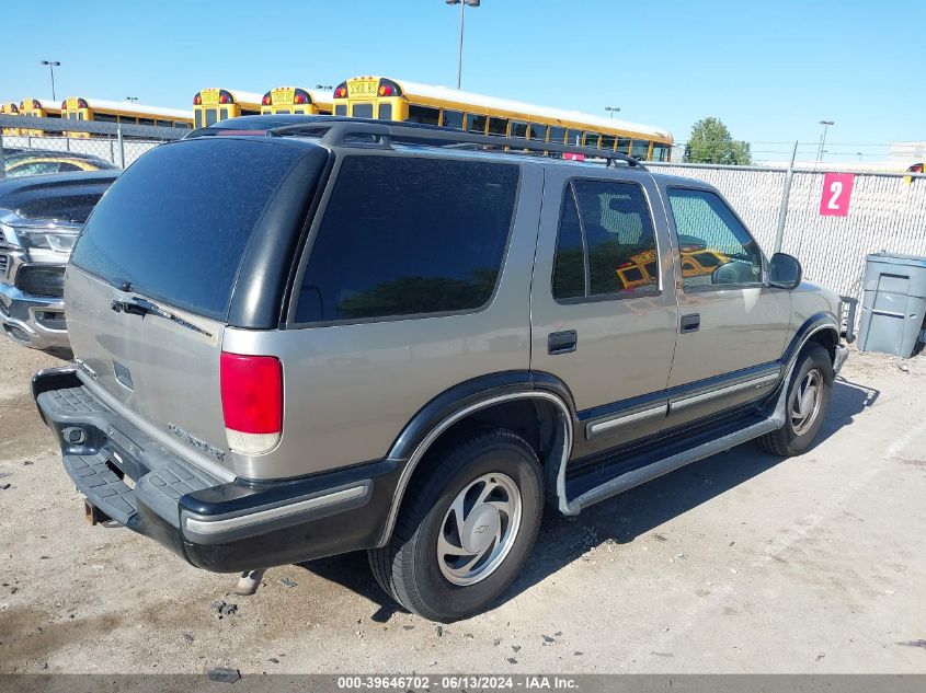 1998 Chevrolet Blazer VIN: 1GNDT13W7W2258664 Lot: 39646702