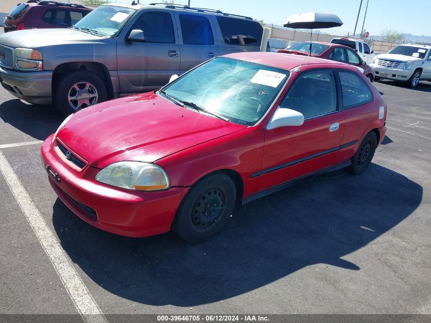 1997 Honda Civic Dx VIN: 2HGEJ6441VH114600 Lot: 39646705