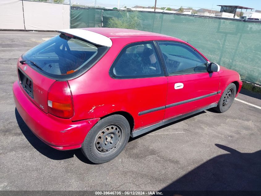 1997 Honda Civic Dx VIN: 2HGEJ6441VH114600 Lot: 39646705