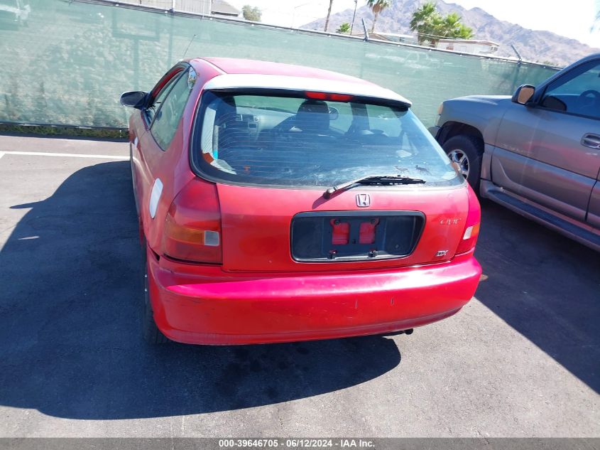 1997 Honda Civic Dx VIN: 2HGEJ6441VH114600 Lot: 39646705