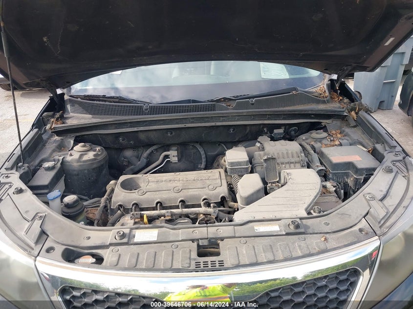 2011 Kia Sorento Lx VIN: 5XYKT4A12BG079778 Lot: 39646706