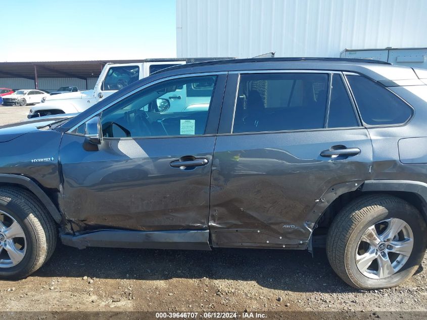 2021 Toyota Rav4 Hybrid Le VIN: 4T3M6RFV5MU012752 Lot: 39646707