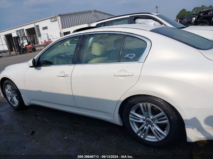 2012 Infiniti G37 Journey VIN: JN1CV6AP6CM621000 Lot: 39646713