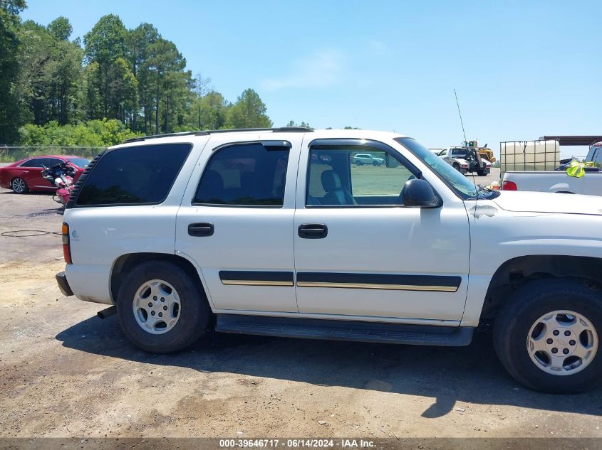 2005 Chevrolet Tahoe Ls VIN: 1GNEC13V95R156879 Lot: 39646717