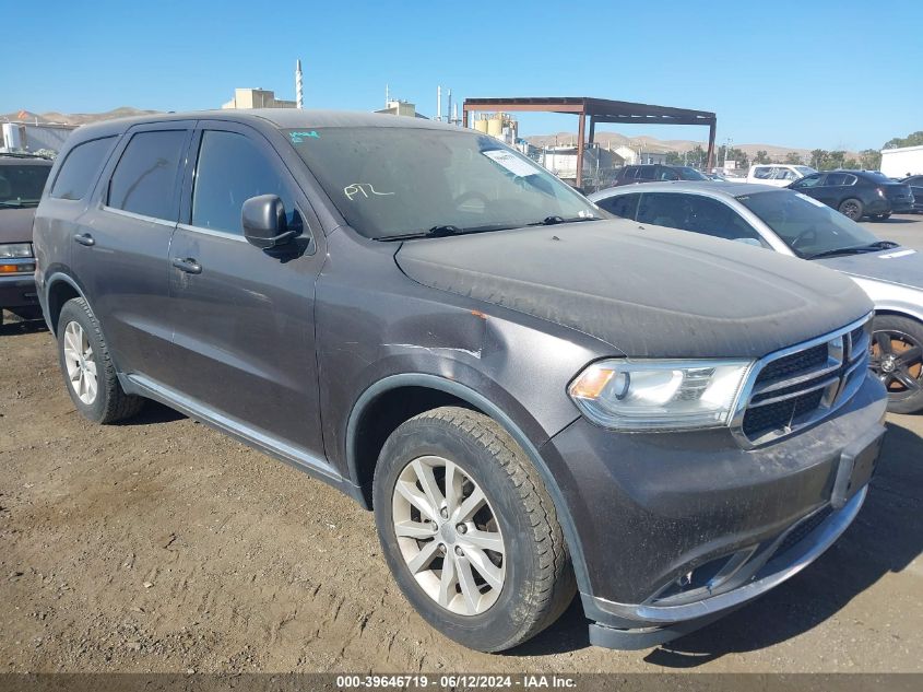 2014 Dodge Durango Sxt VIN: 1C4RDJAG2EC446461 Lot: 39646719