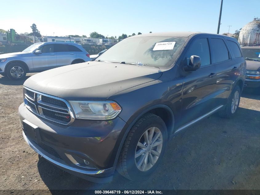 2014 Dodge Durango Sxt VIN: 1C4RDJAG2EC446461 Lot: 39646719