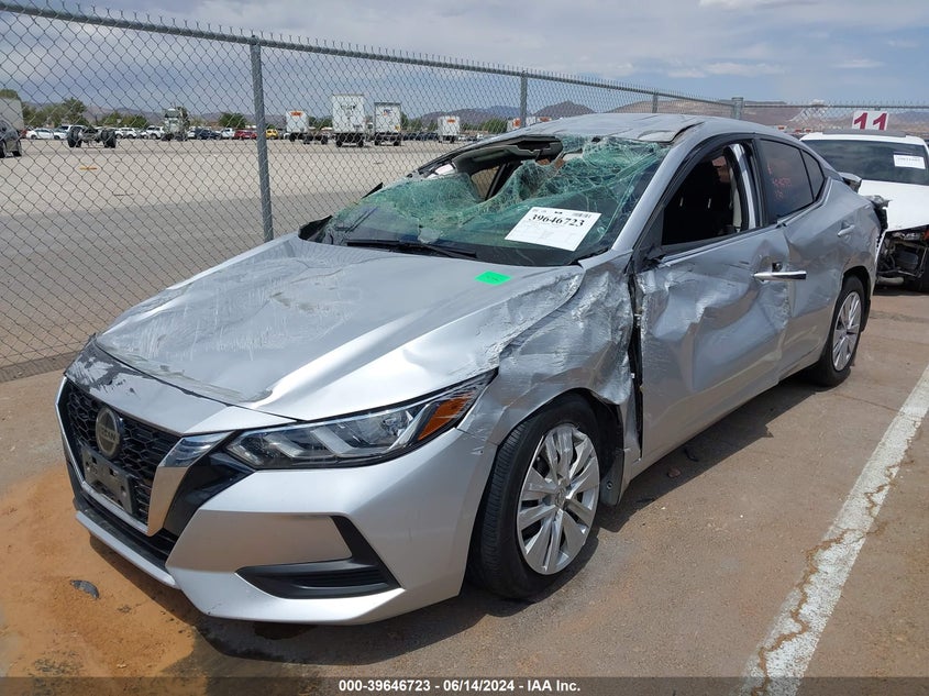 VIN 3N1AB8BV9MY268940 2021 NISSAN SENTRA S