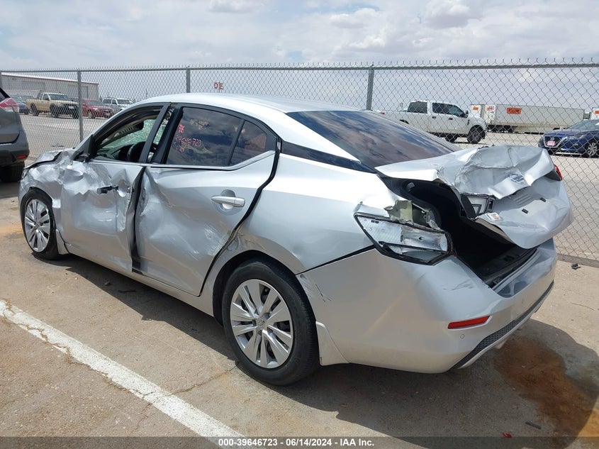 VIN 3N1AB8BV9MY268940 2021 NISSAN SENTRA S