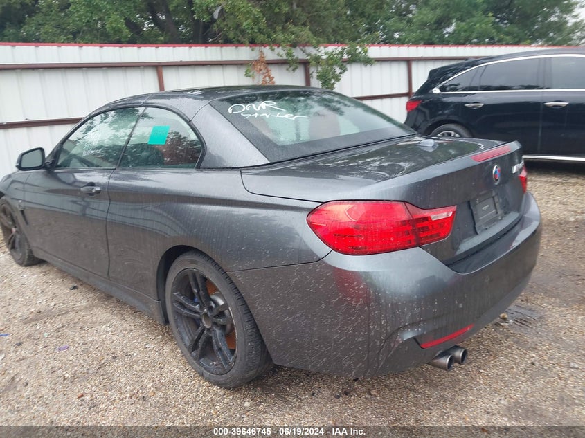 2015 BMW 428I VIN: WBA3V7C5XFP772923 Lot: 39646745