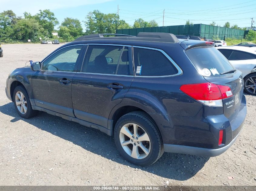 2013 Subaru Outback 2.5I Limited VIN: 4S4BRBLC5D3301895 Lot: 39646746